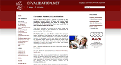 Desktop Screenshot of epvalidation.net